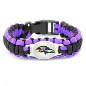 Baltimore Ravens Paracord Bracelet